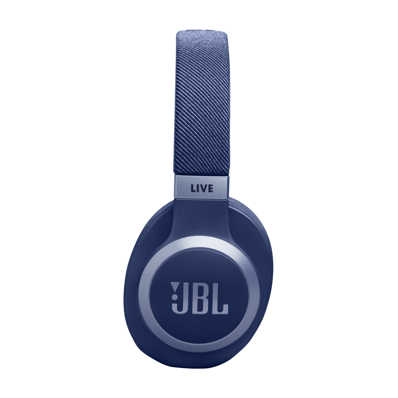 JBL Live 770NC - Blue - Wireless Over-Ear Headphones with True Adaptive Noise Cancelling - Left
